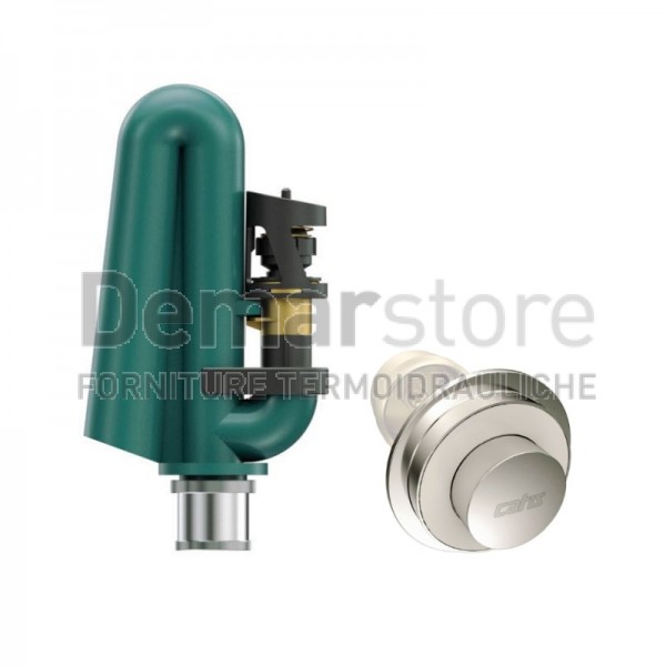 Batteria Catis ECOSTOP a Doppio Scarico + Pulsante Pneomatico Cromo | D1401 Batteria Catis ECOSTOP a Doppio Scarico + Pulsante Pneomatico Cromo | D1401
