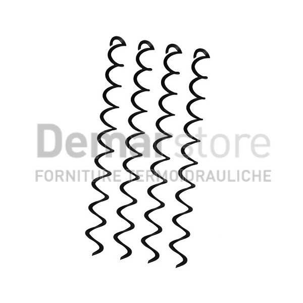 Set 4 Molle Raschiatubi Lunghe Thermorossi per Stufe Idro Molti Modelli | 70012669-4 Set 4 Molle Raschiatubi Lunghe Thermorossi per Stufe Idro Molti Modelli | 70012669-4