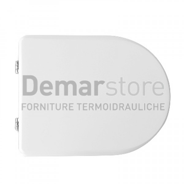 Sedile WC per Vaso in Ceramica | Cerniere Tipo A | Forma 7 | Lungh. 43-45 cm | Largh. 35,5 cm Sedile WC per Vaso in Ceramica | Cerniere Tipo A | Forma 7 | Lungh. 43-45 cm | Largh. 35,5 cm