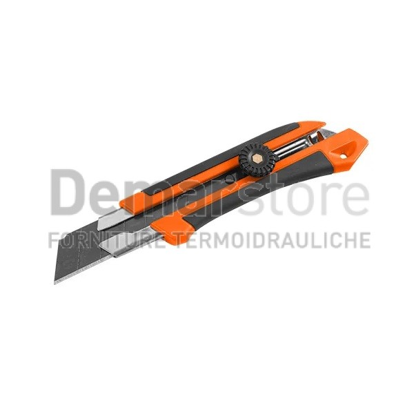 WOKIN | 300610 | Taglierino Cutter con impugnatura Antiscivolo | 25mm WOKIN | 300610 | Taglierino Cutter con impugnatura Antiscivolo | 25mm