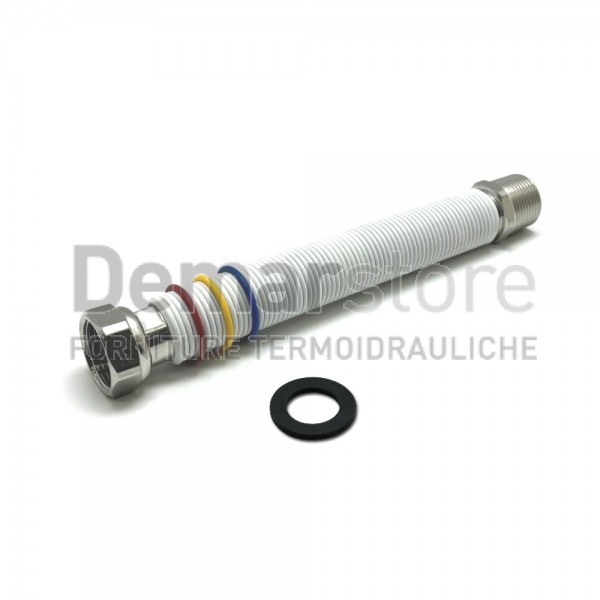 Flessibile Acciaio Inox Estensibile Rivestito | mm 200-400 | MF 1/2" Flessibile Acciaio Inox Estensibile Rivestito | mm 200-400 | MF 1/2"