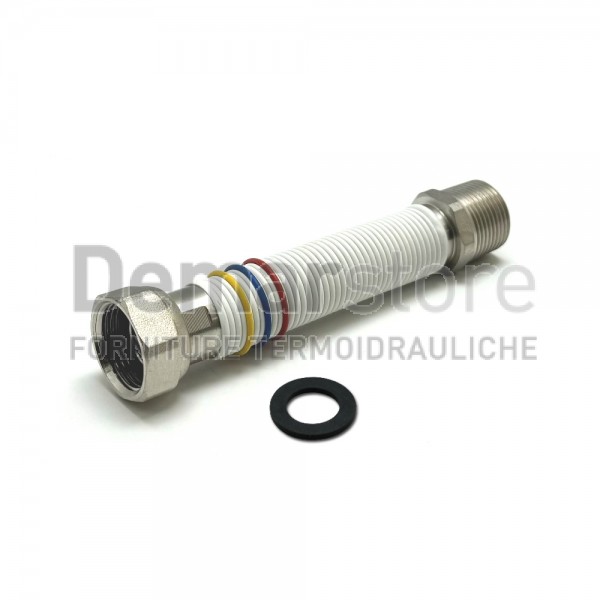 Flessibile Acciaio Inox Estensibile Rivestito | mm 100-200 | MF 3/4" Flessibile Acciaio Inox Estensibile Rivestito | mm 100-200 | MF 3/4"