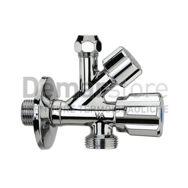 Rubinetto Combinato Sottolavabo con Attacco Lavatrice | 1/2" x 3/4" Rubinetto Combinato Sottolavabo con Attacco Lavatrice | 1/2" x 3/4"