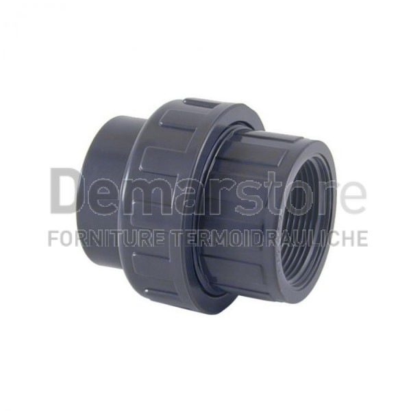 Bocchettone in PVC-U | PN16 | Filettato | FF | Diam. 1"