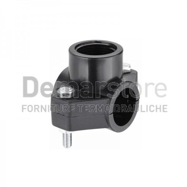 Presa a Staffa Semplice | Irrigazione | PN10 | per Tubo in Polietilene | Diam. 32 x 1/2" Presa a Staffa Semplice | Irrigazione | PN10 | per Tubo in Polietilene | Diam. 32 x 1/2"