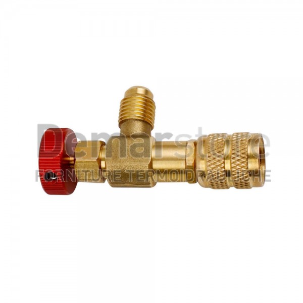 Rubinetto con valvola SHUT-OFF | F.5/16" SAE x M.1/4" Rubinetto con valvola SHUT-OFF | F.5/16" SAE x M.1/4"