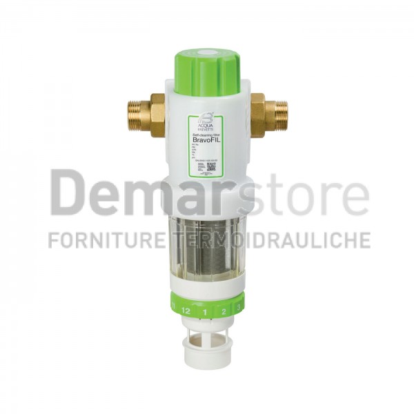 FT022 | Filtro Autopulente Semi-Automatico | BRAVOFIL | ACQUA BREVETTI | con Attacco MM 1"