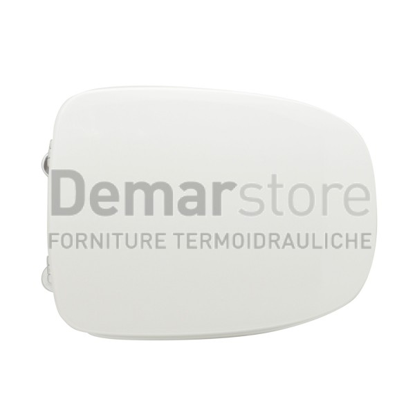 Sedile WC per Vaso in Ceramica | Cerniere Tipo C | Forma 3 | Lungh. 46,5 cm | Largh. 35,5 cm Sedile WC per Vaso in Ceramica | Cerniere Tipo C | Forma 3 | Lungh. 46,5 cm | Largh. 35,5 cm