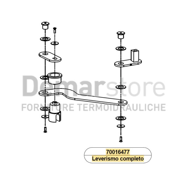 Leverismo Rotazione Completo Thermorossi | SlimQuadro Idra14 | 70016477 Leverismo Rotazione Completo Thermorossi | SlimQuadro Idra14 | 70016477