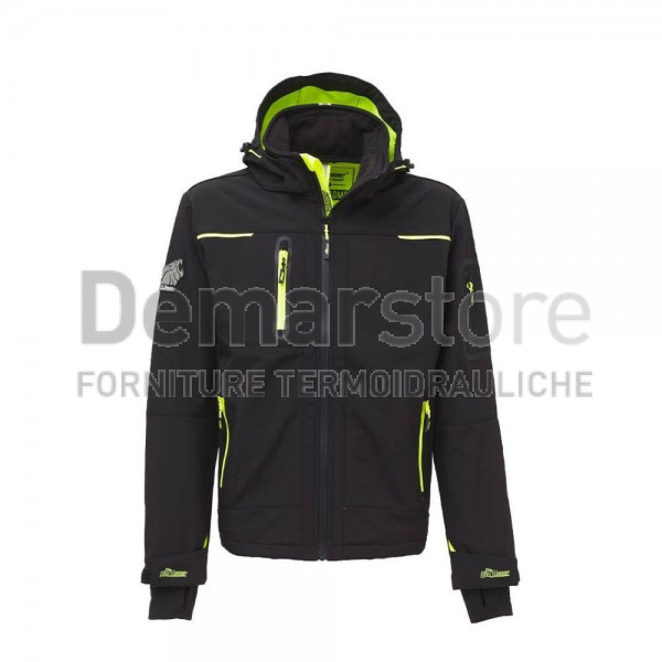Giubbotto U-Power Soft Shell Space | Black Carbon | XL Giubbotto U-Power Soft Shell Space | Black Carbon | XL