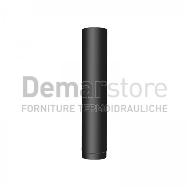 Tubo Nero per Stufe a Legna | Acciaio al Carbonio mm.2 | cm. 75 | Diam.140 Tubo Nero per Stufe a Legna | Acciaio al Carbonio mm.2 | cm. 75 | Diam.140