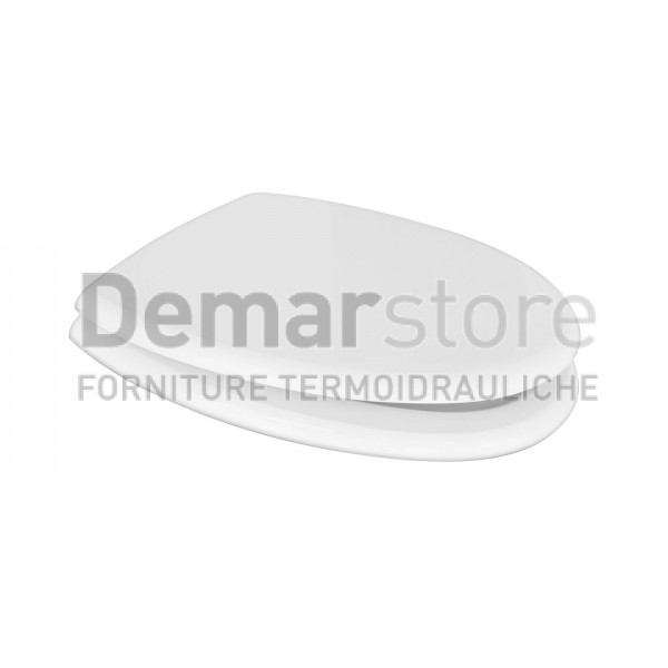 Sedile WC per Vaso in Ceramica | Cerniere Tipo C | Forma 4 | Lungh. 42,5-45 cm | Largh. 36 cm Sedile WC per Vaso in Ceramica | Cerniere Tipo C | Forma 4 | Lungh. 42,5-45 cm | Largh. 36 cm
