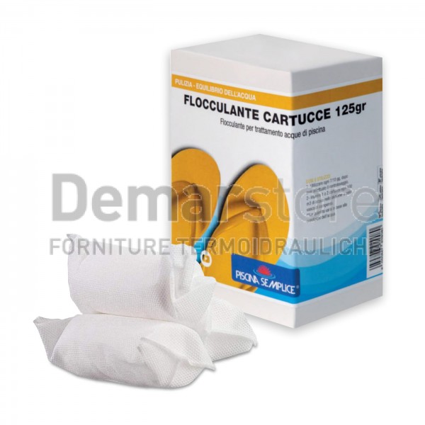 Flocculante per Piscina LAPI in Cartucce da Gr.125 x Pz.8 | Kg.1 Flocculante per Piscina LAPI in Cartucce da Gr.125 x Pz.8 | Kg.1
