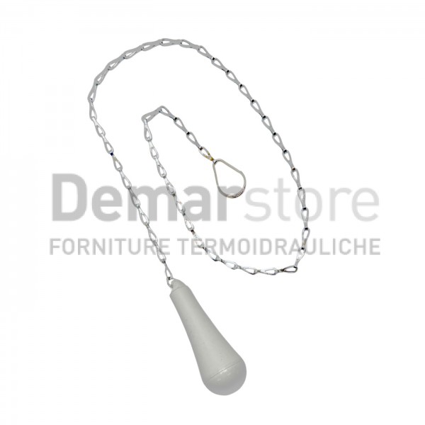Pull in PVC con Catenella in metallo per Cassette Scarico Alte Pull in PVC con Catenella in metallo per Cassette Scarico Alte