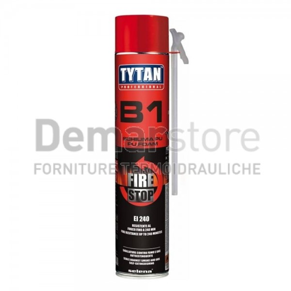 Schiuma Poliuretanica FIRE STOP | uso Manuale | TYTAN | ml.750 Schiuma Poliuretanica FIRE STOP | uso Manuale | TYTAN | ml.750