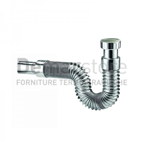 Flessibile Scarico Estensibile Maxiflex | ABS Cromato | F.1"1/4 x 32