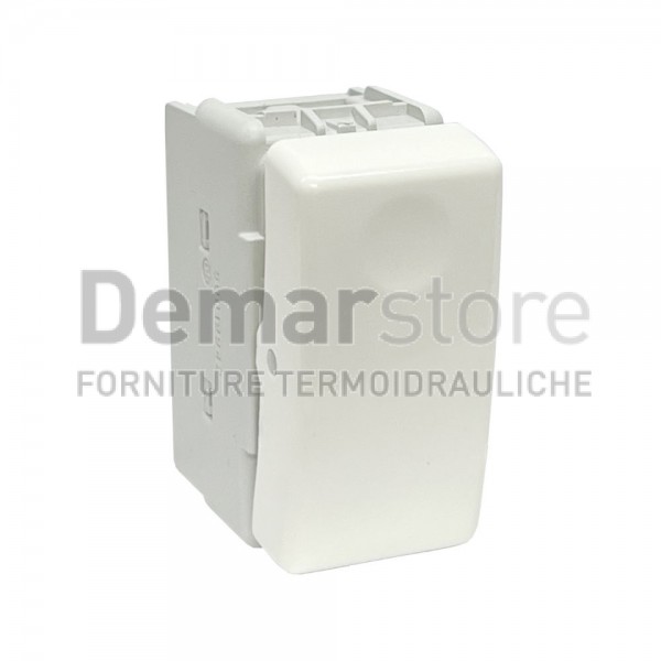 GW20571 | Interruttore Unipolare GEWISS | System | 16Ax250V. | Bianco GW20571 | Interruttore Unipolare GEWISS | System | 16Ax250V. | Bianco