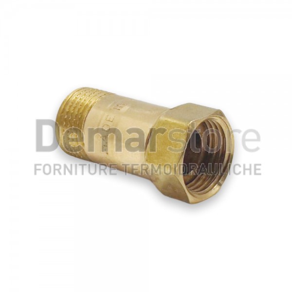 Codolo in Ottone con Dado Girevole MF 1/2"x1/2"