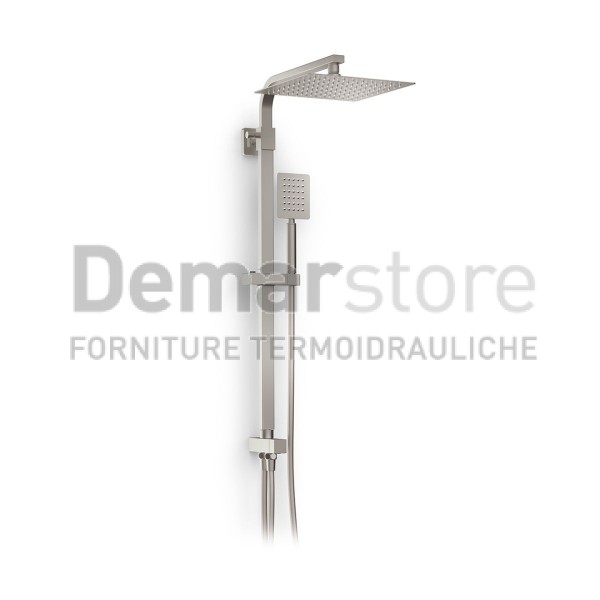 Colonna Doccia ZEUS In Acciaio Inox con Soffione Quadro D.250 mm Colonna Doccia ZEUS In Acciaio Inox con Soffione Quadro D.250 mm