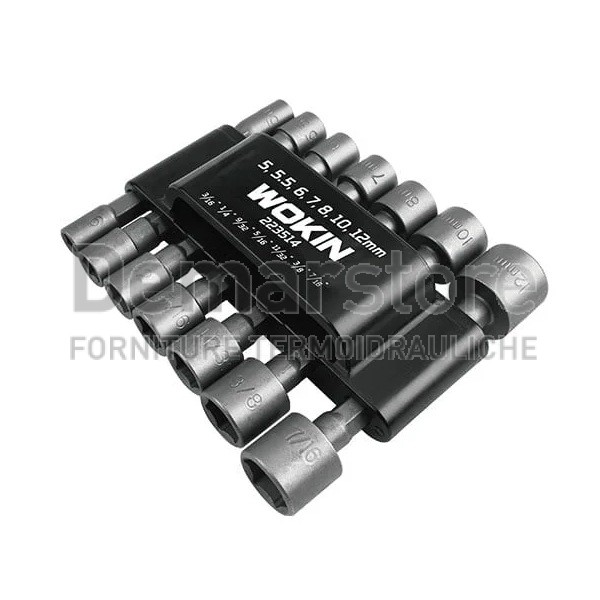 WOKIN | 223514 | Set Inserti a Bussola Attacco Esagonale 1/4" Pz.14 WOKIN | 223514 | Set Inserti a Bussola Attacco Esagonale 1/4" Pz.14