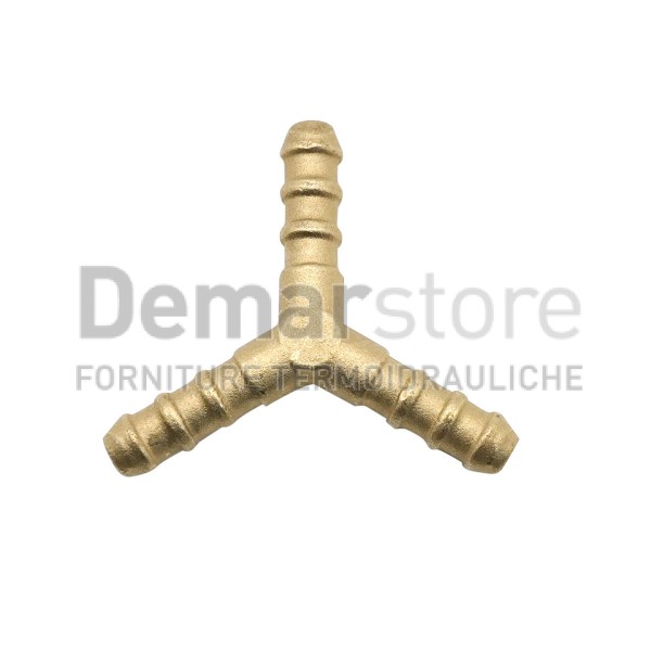 Raccordo Portagomma a 3 VIE per Tubo GPL 8x13 Raccordo Portagomma a 3 VIE per Tubo GPL 8x13