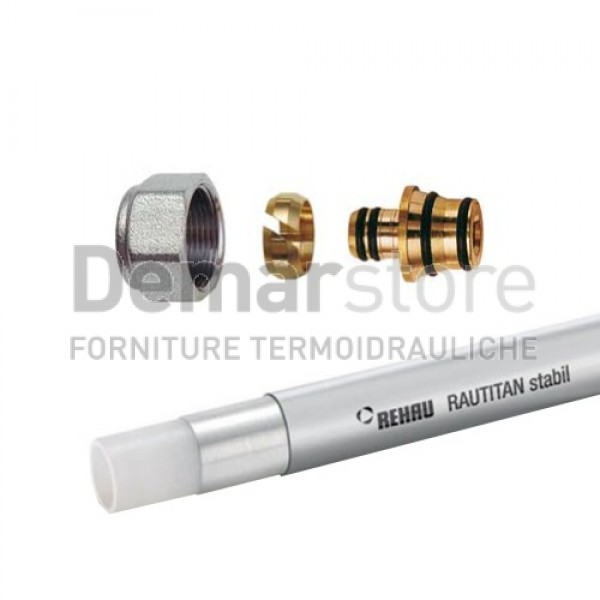 Adattatore FAR per Tubo Multistrato Rehau Rautitan Stabil 16.2x2.6 | 6055 58278 Adattatore FAR per Tubo Multistrato Rehau Rautitan Stabil 16.2x2.6 | 6055 58278