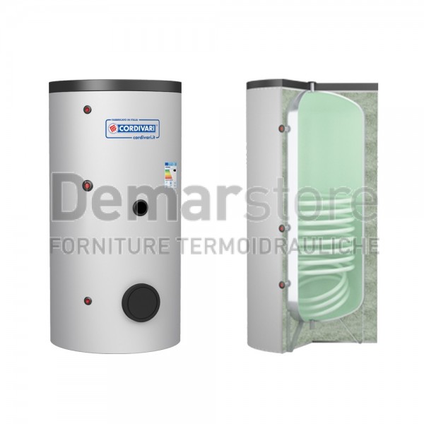 Bollitore Cordivari BOLLY 1 ST WC con 1 Scambiatore Fisso Lt.1000 Bollitore Cordivari BOLLY 1 ST WC con 1 Scambiatore Fisso Lt.1000
