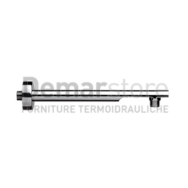 Braccio Doccia MINIMAL in Ottone Cromato Attacco 1/2" cm.30 Braccio Doccia MINIMAL in Ottone Cromato Attacco 1/2" cm.30