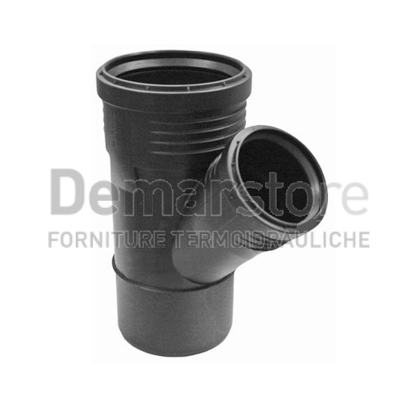 Braga Innesto Ridotta Geberit SILENT-PP 3 Strati a 45° Diam.110x50 Braga Innesto Ridotta Geberit SILENT-PP 3 Strati a 45° Diam.110x50
