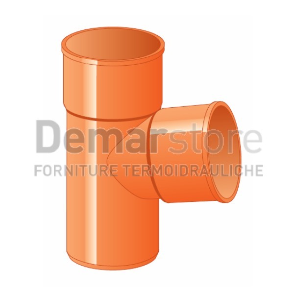 Braga Arancio PVC 87° MF Diam. 80 Braga Arancio PVC 87° MF Diam. 80
