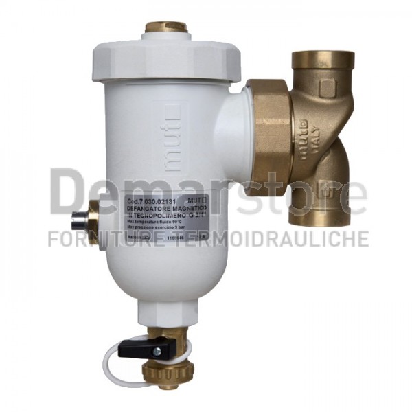Defangatore Magnetico MUT DF Compact Bianco F.3/4" Defangatore Magnetico MUT DF Compact Bianco F.3/4"