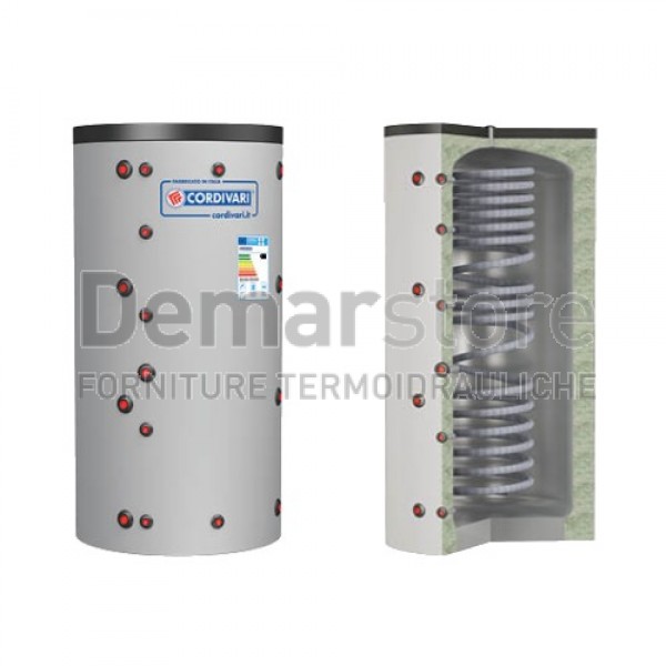 Puffer ECO-COMBI 1 VC Cordivari Riscaldamento + Scambiatore ACS Lt. 800 Puffer ECO-COMBI 1 VC Cordivari Riscaldamento + Scambiatore ACS Lt. 800