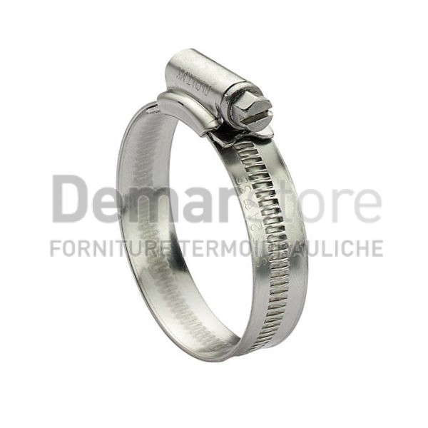 Fascetta Stringitubo Leggera Inox da 32-50 mm Fascetta Stringitubo Leggera Inox da 32-50 mm