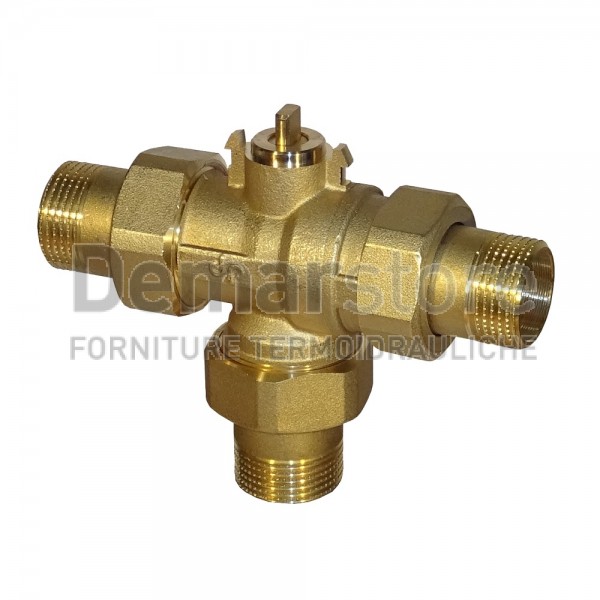 Corpo Valvola De Pala | FAST | 3 Vie | con Bocchettoni | M 3/4" | 203B