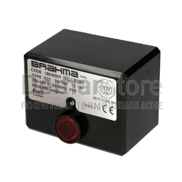 Quadro Comando Accensione Bruciatore Brahma senza Base | G22 Quadro Comando Accensione Bruciatore Brahma senza Base | G22