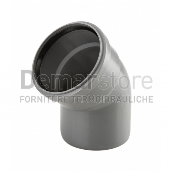 Curva Innesto per Scarichi a 45° D. 40 Curva Innesto per Scarichi a 45° D. 40