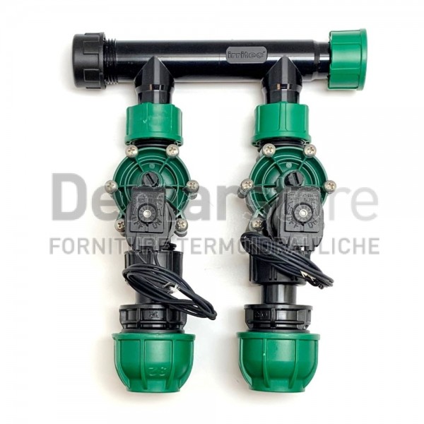KIT Irrigazione 2 Zone con Elettrovalvole Irritec VPN 1" Uscita D.32 KIT Irrigazione 2 Zone con Elettrovalvole Irritec VPN 1" Uscita D.32