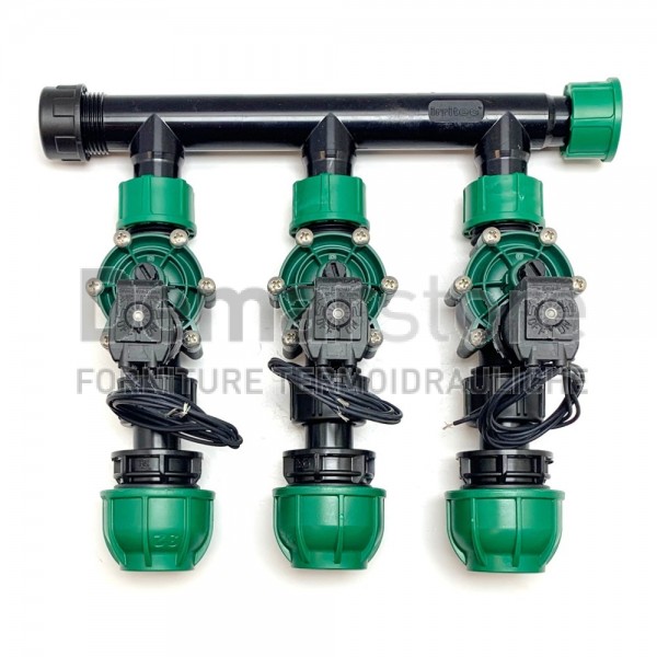 KIT Irrigazione 3 Zone con Elettrovalvole Irritec VPN 1" Uscita D.32 KIT Irrigazione 3 Zone con Elettrovalvole Irritec VPN 1" Uscita D.32
