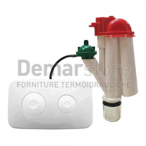 Kit Batteria di Scarico + Placca Doppio Pulsante PROHYDRO Doppio Scarico Kit Batteria di Scarico + Placca Doppio Pulsante PROHYDRO Doppio Scarico