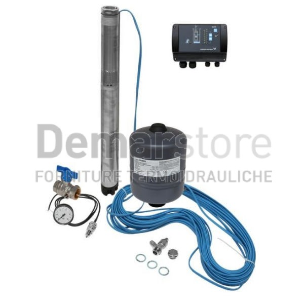 Kit Pressione Costante Grundfos SQE 2-55 con Cavo 40 m + Accessori Kit Pressione Costante Grundfos SQE 2-55 con Cavo 40 m + Accessori
