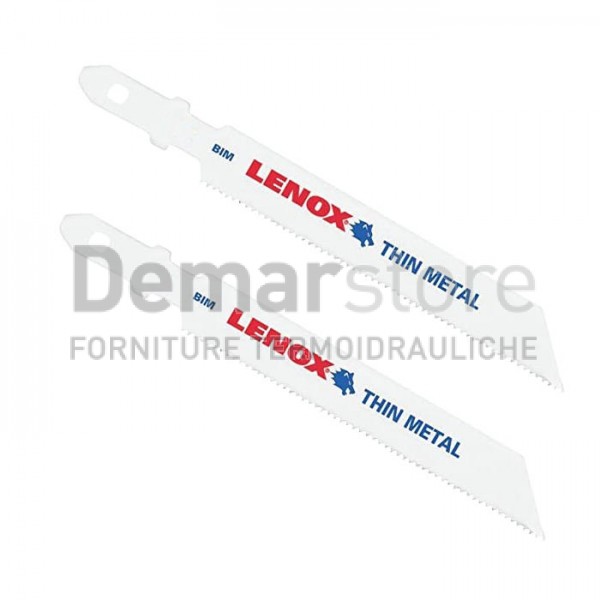 Set 2 Lame per Seghetto Alternativo Bi-Metal | 14 TPI | Lunghezza mm. 75 | Metalli