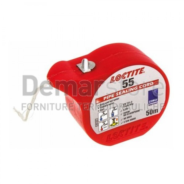 Nastro Sigillaraccordi Loctite 55 Henkel mt. 50 Nastro Sigillaraccordi Loctite 55 Henkel mt. 50