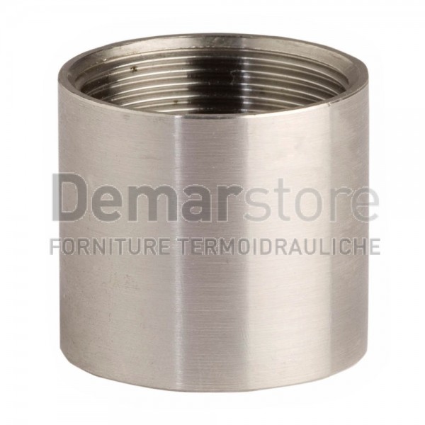 Manicotto in Acciaio Inox AISI 316 Femmina 1"1/4 Manicotto in Acciaio Inox AISI 316 Femmina 1"1/4
