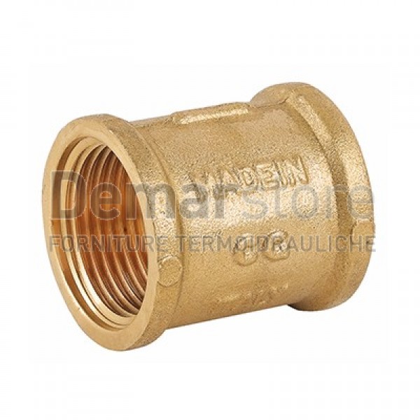 Manicotto in Ottone Giallo Femmina 3/4" Manicotto in Ottone Giallo Femmina 3/4"