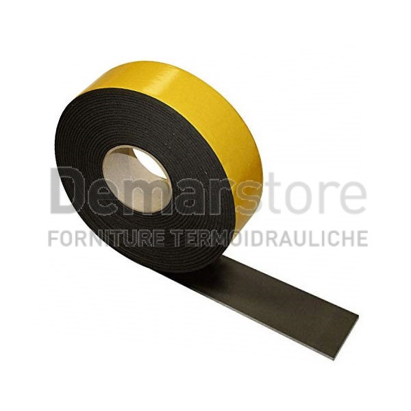 Nastro Anticondensa in Neoprene mm.50x3 Rotolo mt.10 Nero Nastro Anticondensa in Neoprene mm.50x3 Rotolo mt.10 Nero