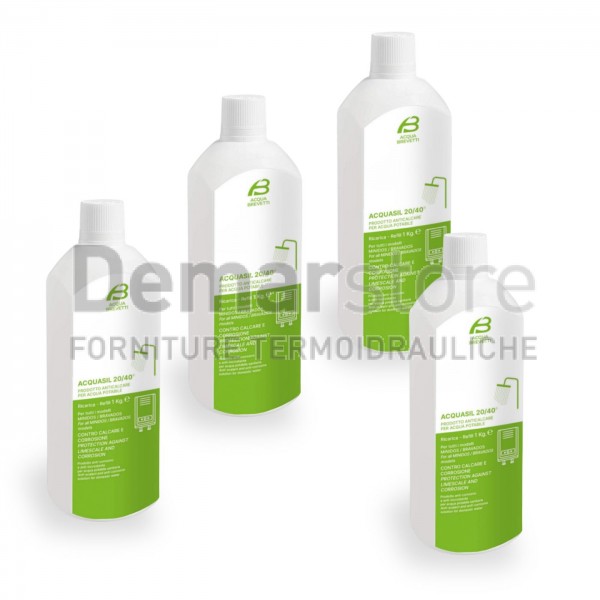 AcquaSIL 20/40® | ACQUA BREVETTI | Ricarica da 1 kg Confezione da Pz.4 | PC002-4 AcquaSIL 20/40® | ACQUA BREVETTI | Ricarica da 1 kg Confezione da Pz.4 | PC002-4
