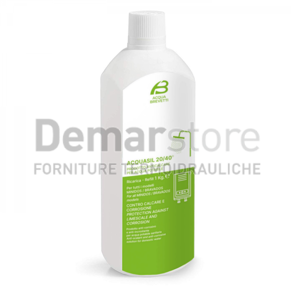 AcquaSIL 20/40® | ACQUA BREVETTI | Ricarica da 1 kg | PC002