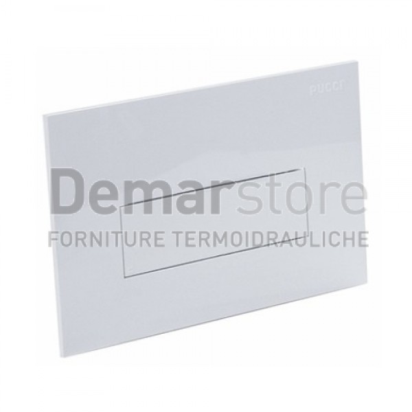 Placca Pucci per Cassetta SARA SLIM Bianca | 80130660 Placca Pucci per Cassetta SARA SLIM Bianca | 80130660