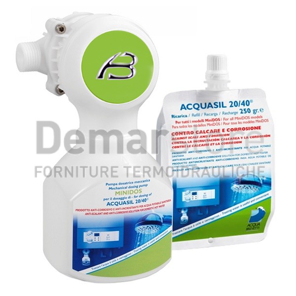 PM008S | Pompa Dosatrice | MINIDOS | ACQUA BREVETTI | con Attacco 1/2" MM PM008S | Pompa Dosatrice | MINIDOS | ACQUA BREVETTI | con Attacco 1/2" MM