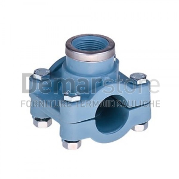 Presa a Staffa Rinforzata in PP Unidelta PN16 per Tubo in Polietilene Diam. 40 x 1"